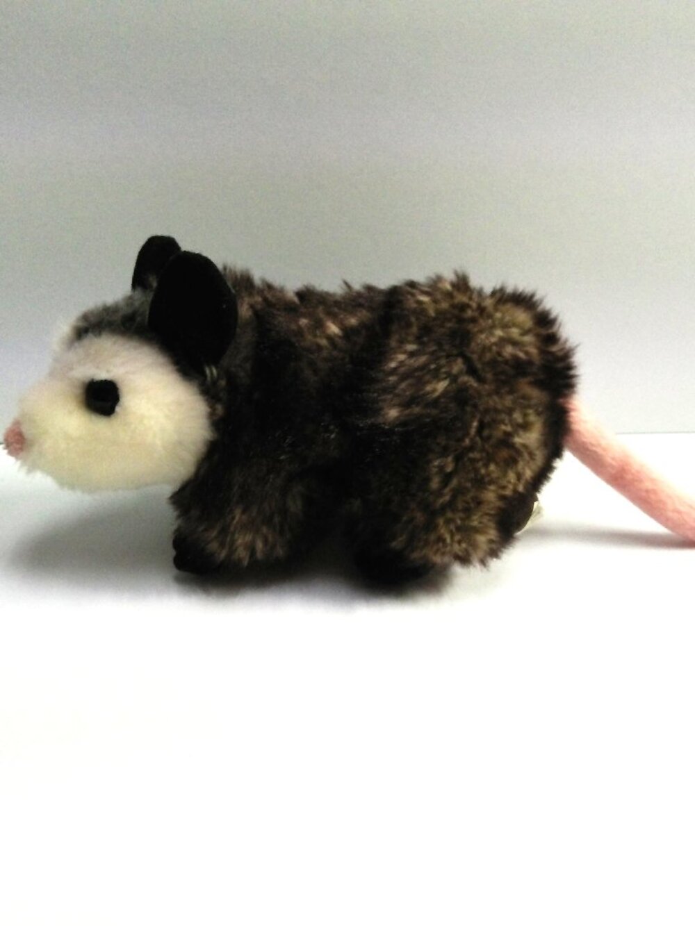 Wildlife Artists Opossum Toy Stuffed Plush Animal 11" L. Gray-Tan Faux Fur 2017